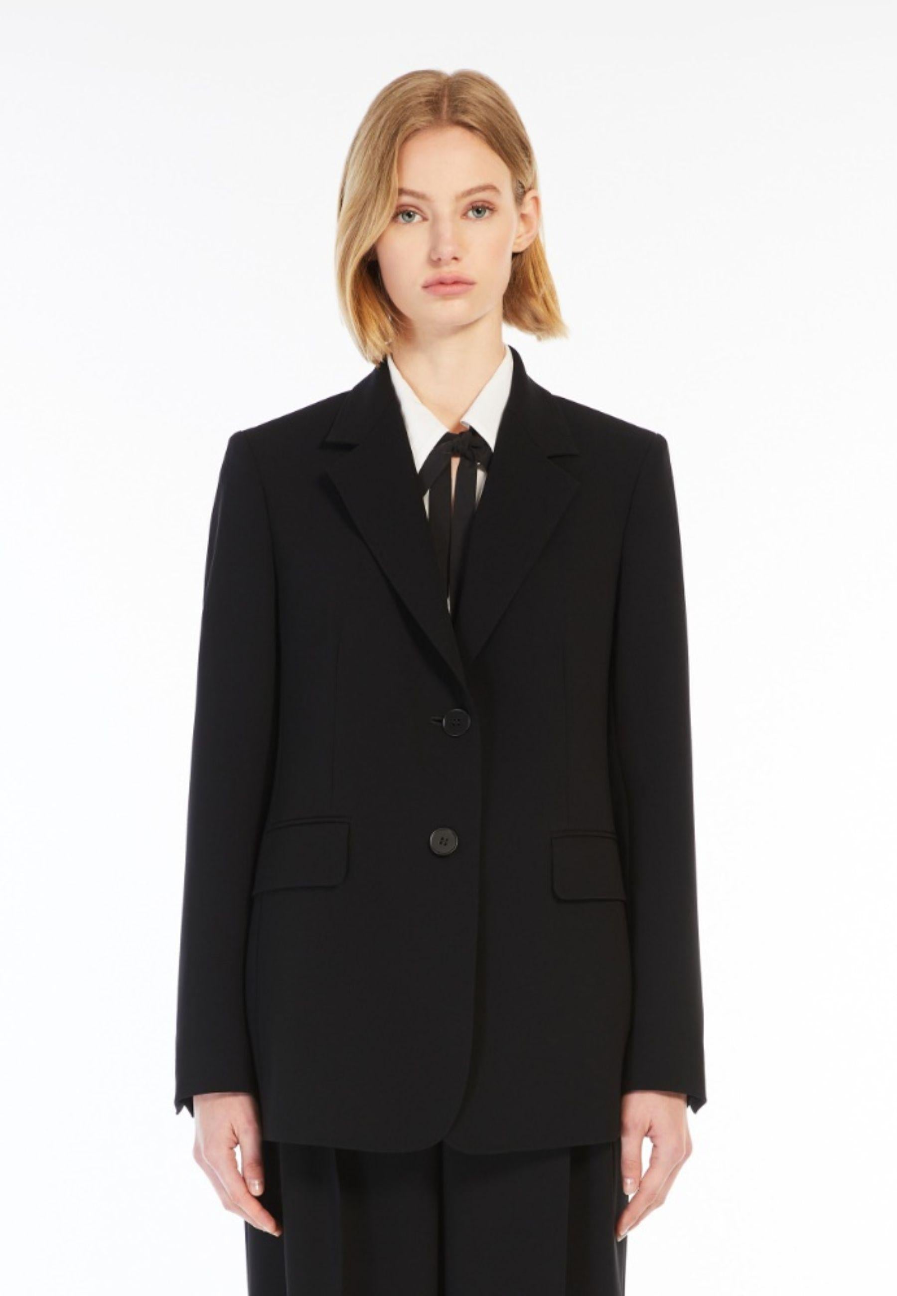 Blazer monopetto in cady 