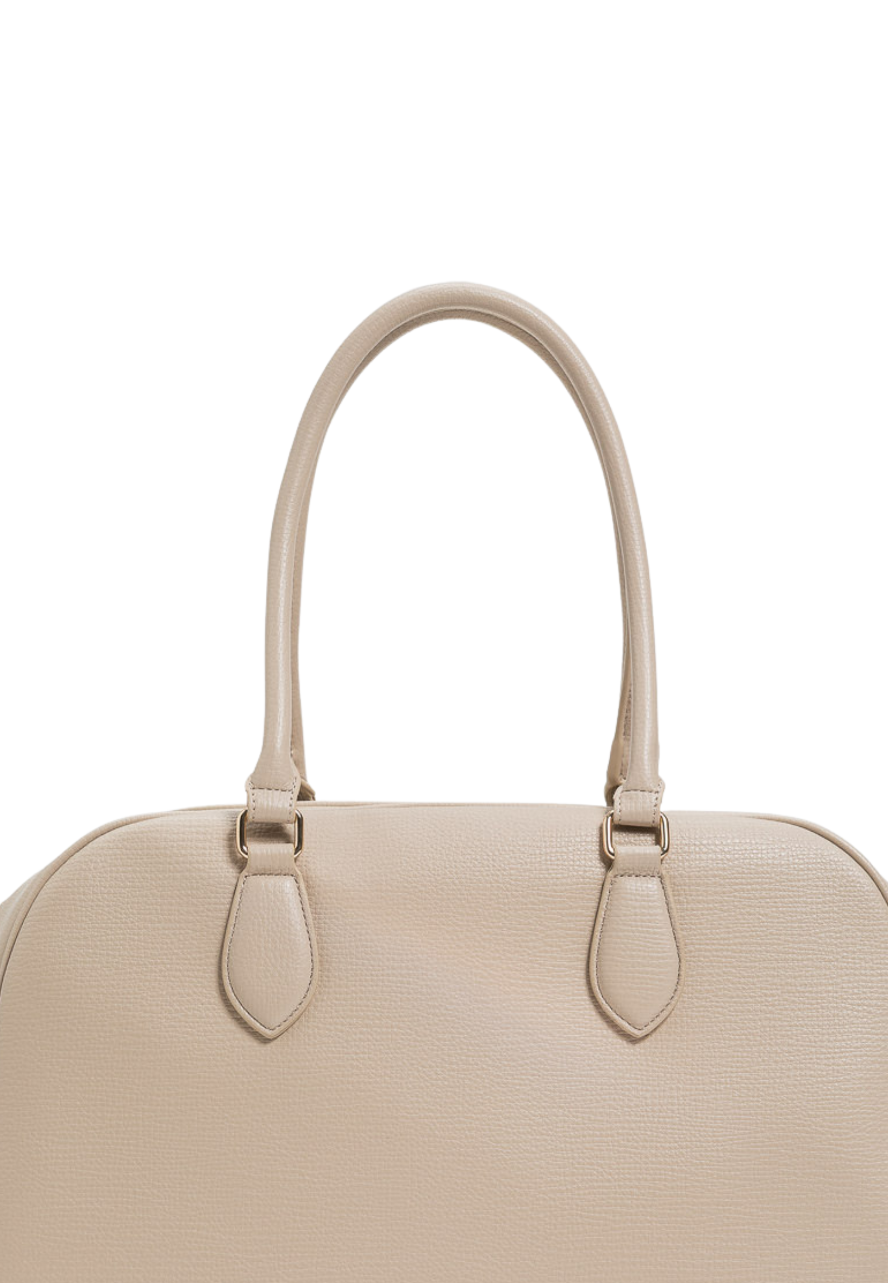 Borsa Beige Effetto Pelle Granata 