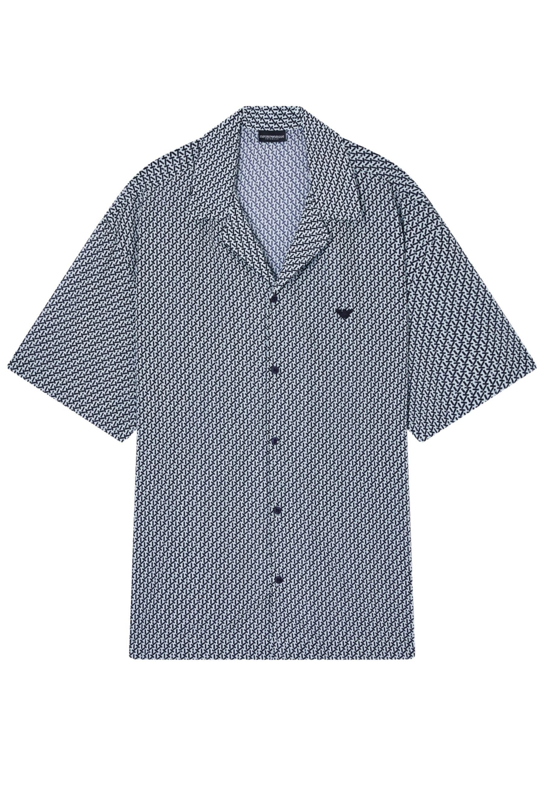 EMPORIO ARMANI - Camicia Beachwear Pattern Mix 