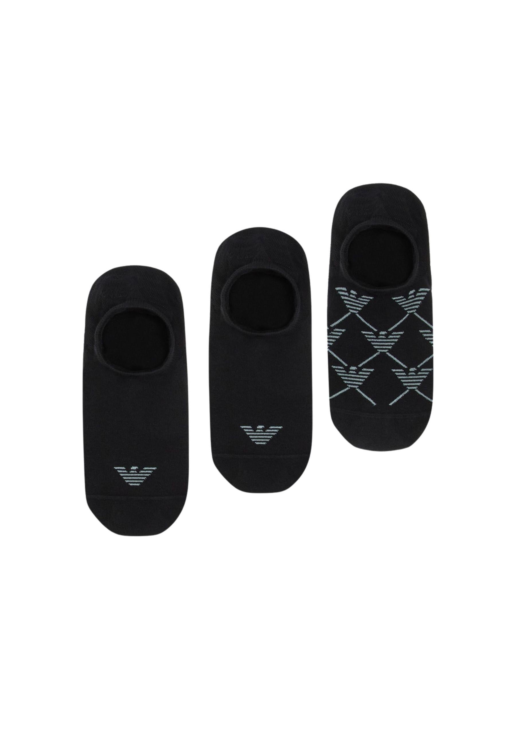 EMPORIO ARMANI - Pack 3 Fantasmini con Logo 