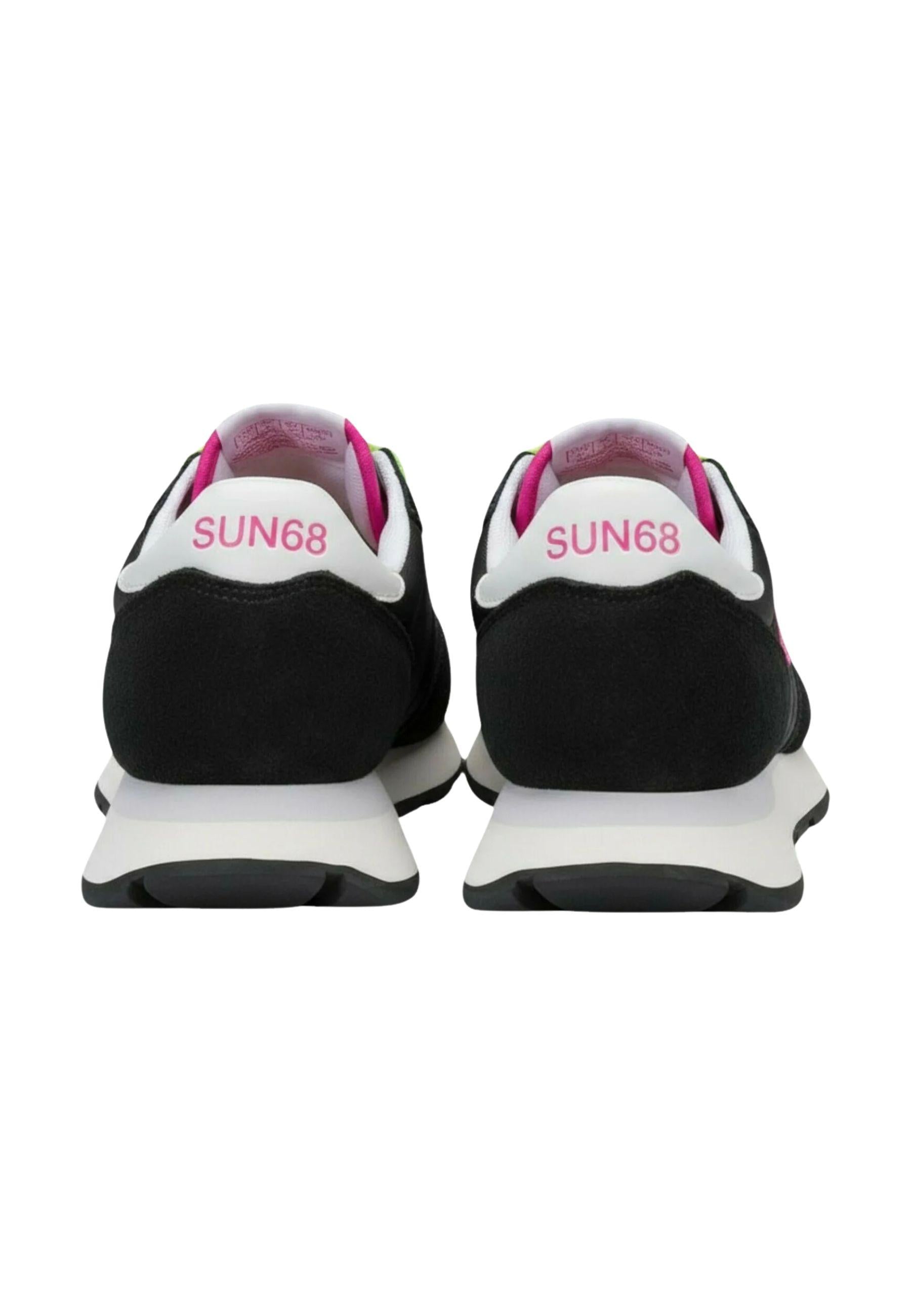 Sneakers SUN68 nere con dettagli a contrasto 
