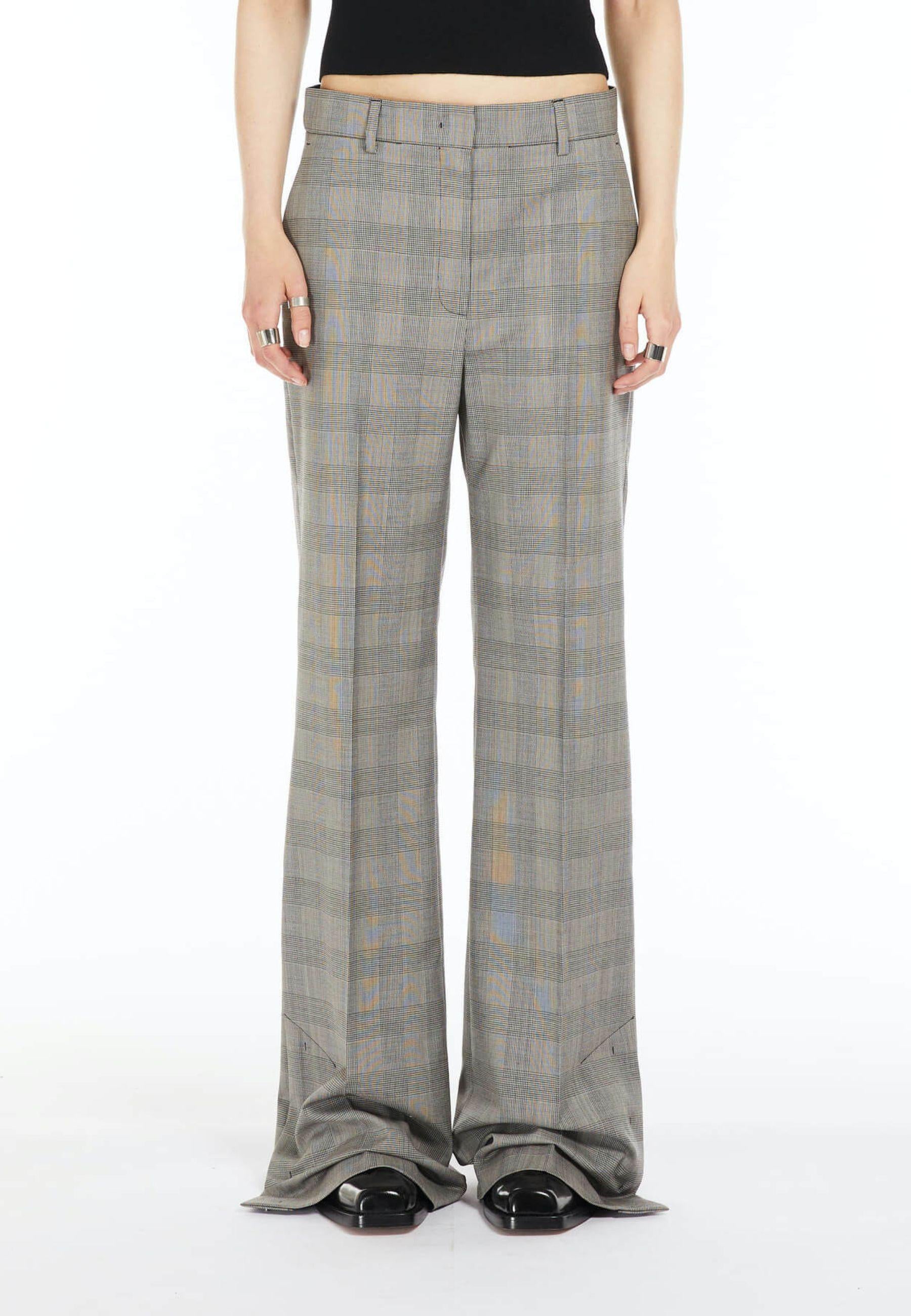 Sportmax - Pantalone Batun in lana vergine grigia 