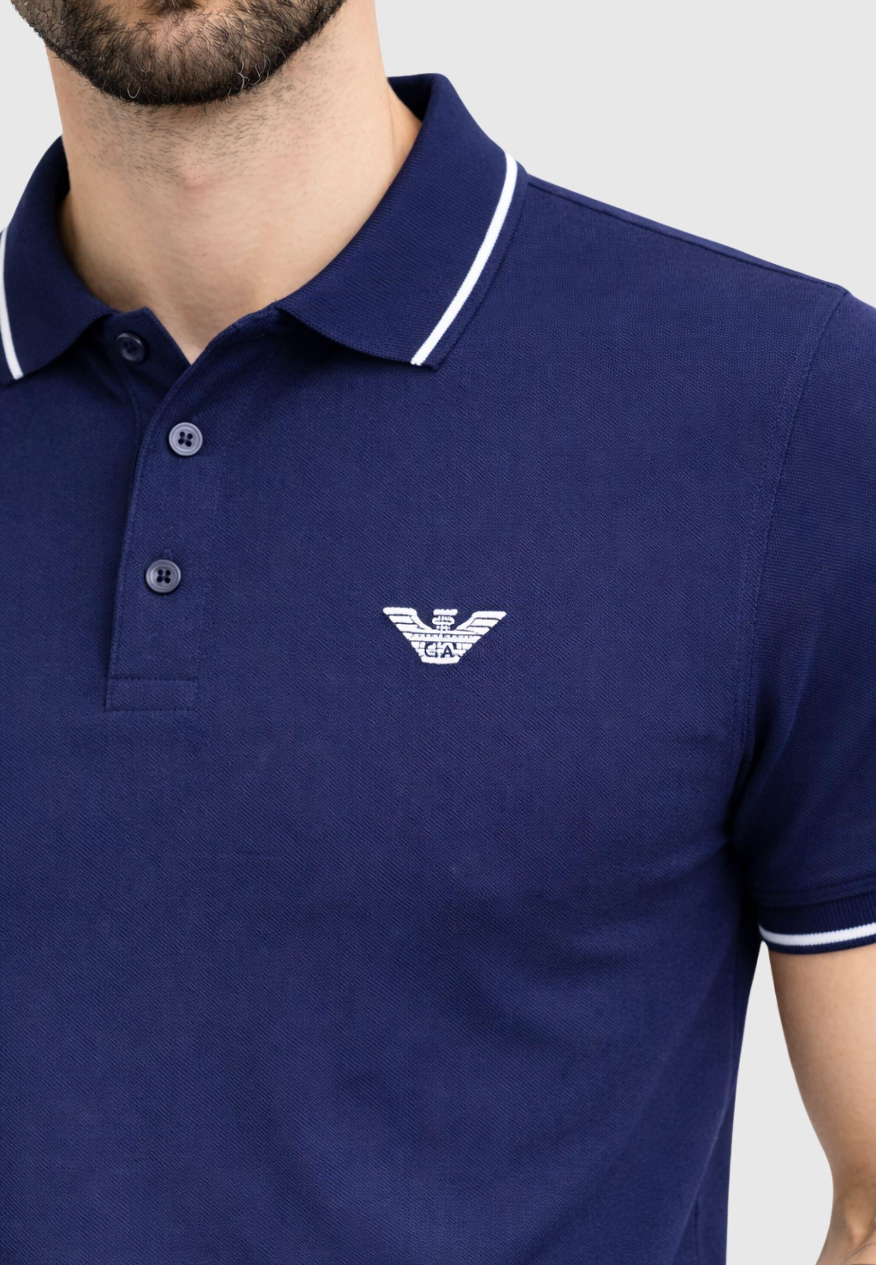 Emporio Armani - Polo uomo in cotone piqué 