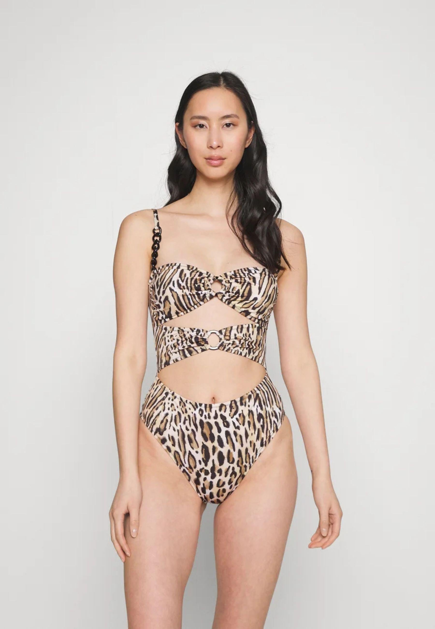 Costume intero Allover Leo Print 
