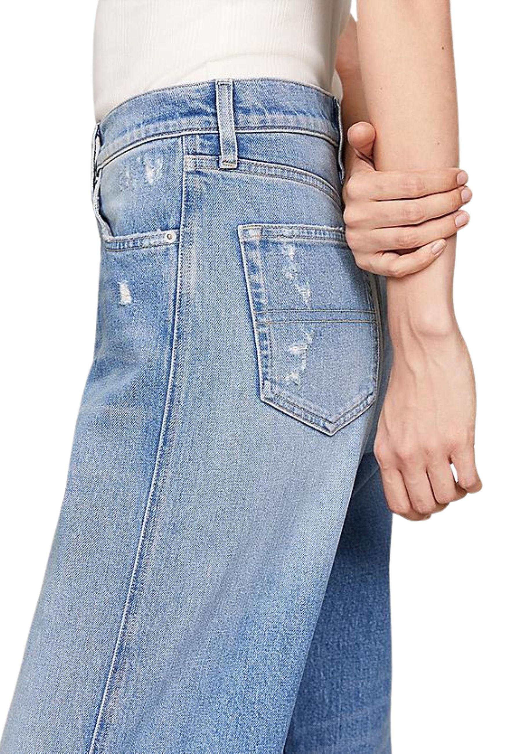 Jeans distressed Betsy baggy fit a vita media 