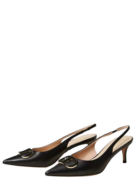 Décolleté sling back con Oval T TWINSET | 251TCP06200006